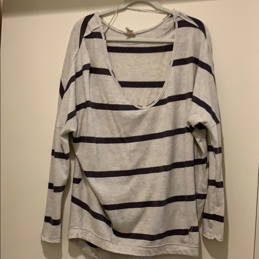 Free people stripped sweater / crew neck